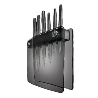 Cuisine::pro iD3 Black Samurai Sakai Knife Block 7Pc