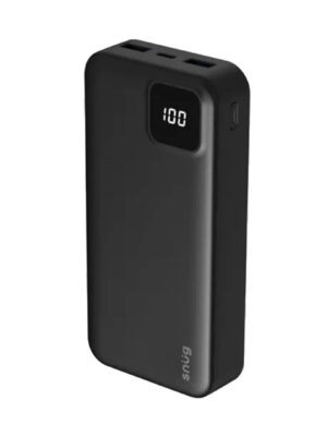 SNUG 20000MAH SQR DIG PD POWERBANK-BK