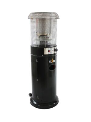 Alva short stand patio gas heater-black