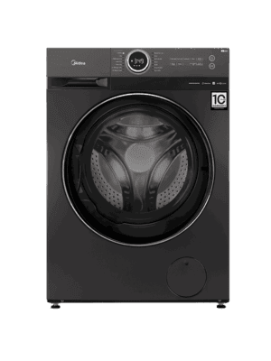 Midea Front Loader Washing Machine 10kg – 1400 RPM – Titanium