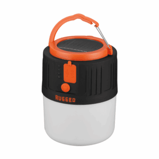 Volkano Rugged 500lm Rechargeable Solar LED Lantern with Power Bank